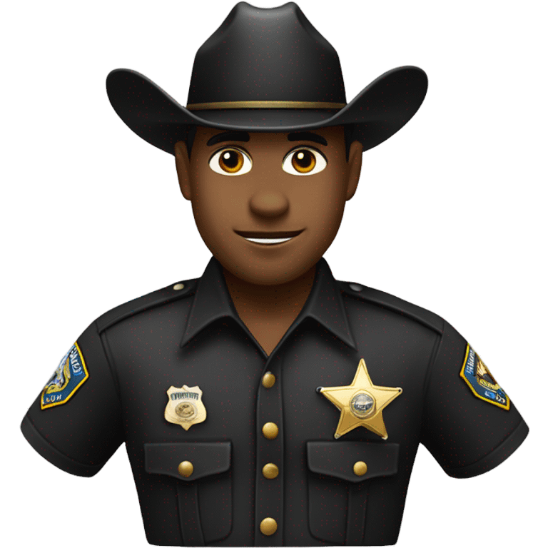 White guy Deputy sheriff in Texas emoji