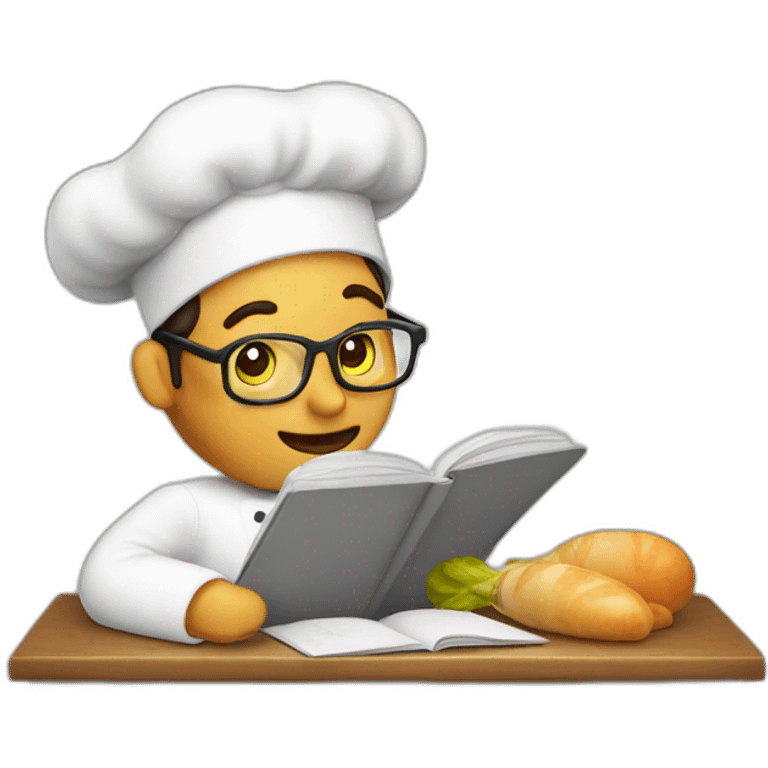 chef reading emoji