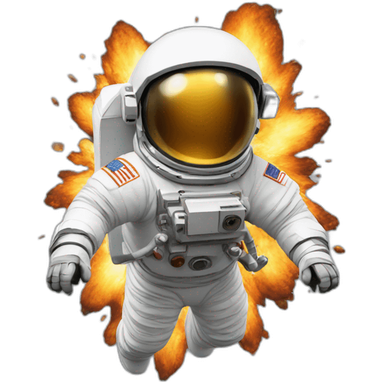 explosion astronaut emoji