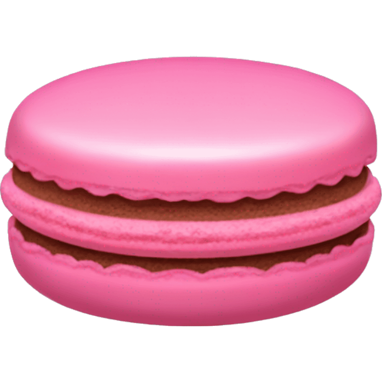 Pink macaron emoji