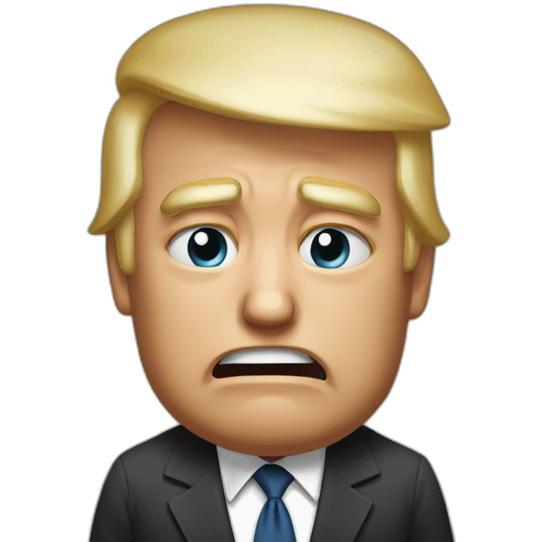 Trump crying emoji