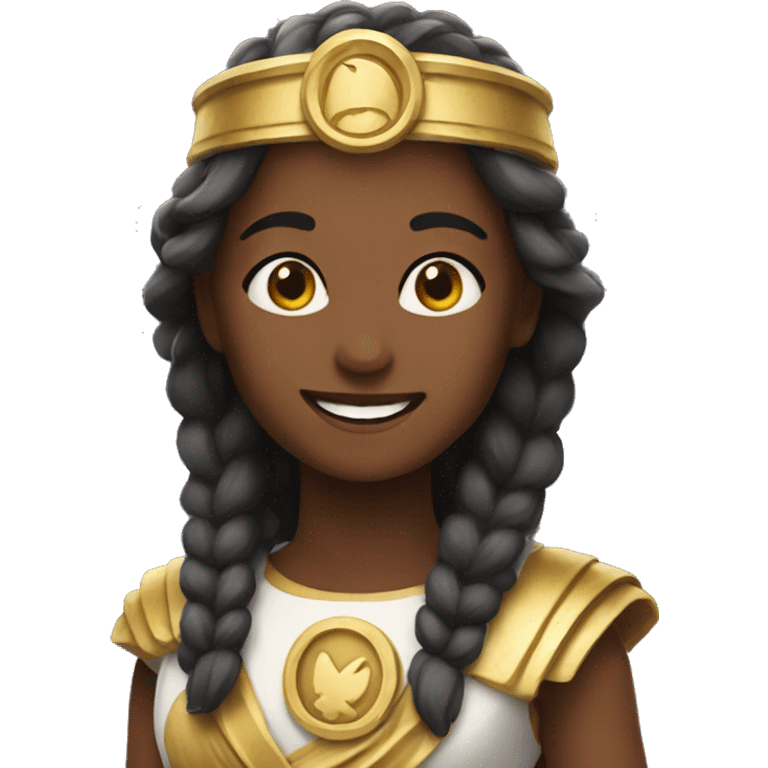 Athena happy emoji