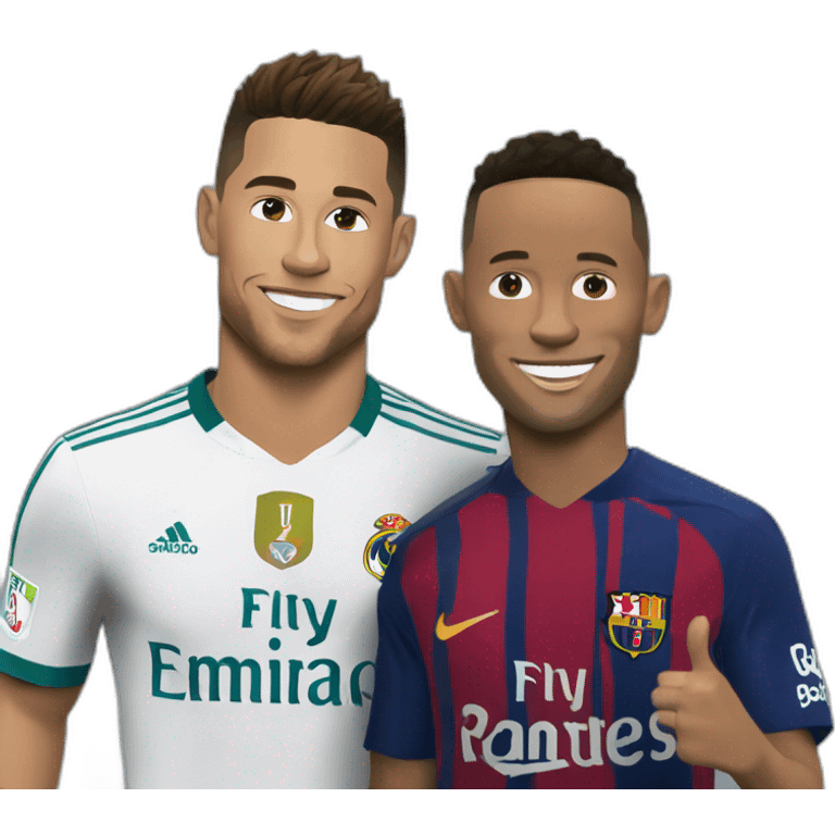 ronaldo avec neymar emoji