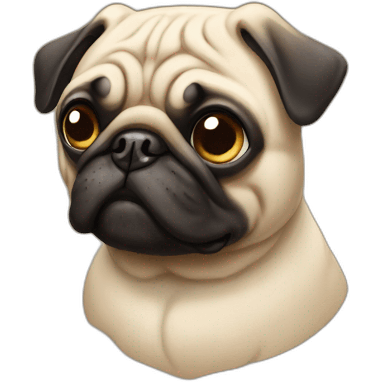 Pug dog emoji