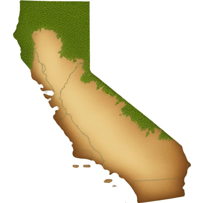 map state of california emoji