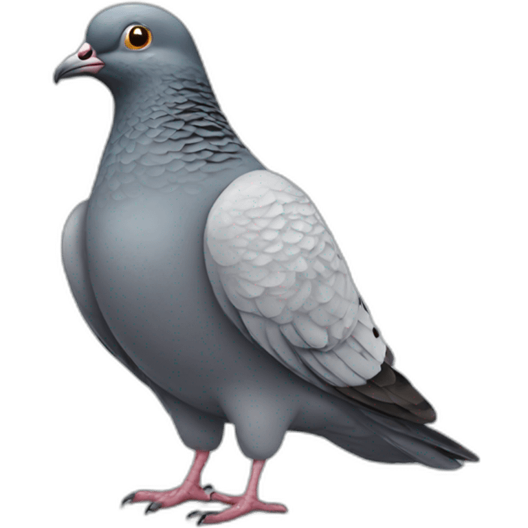 Disappointed pigeon emoji