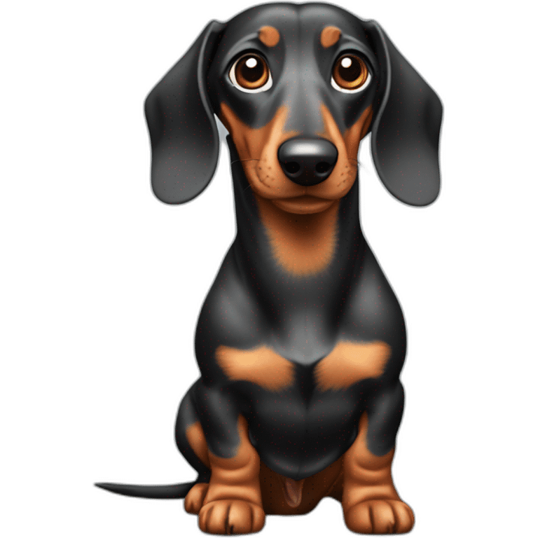 Dapple dachshund emoji