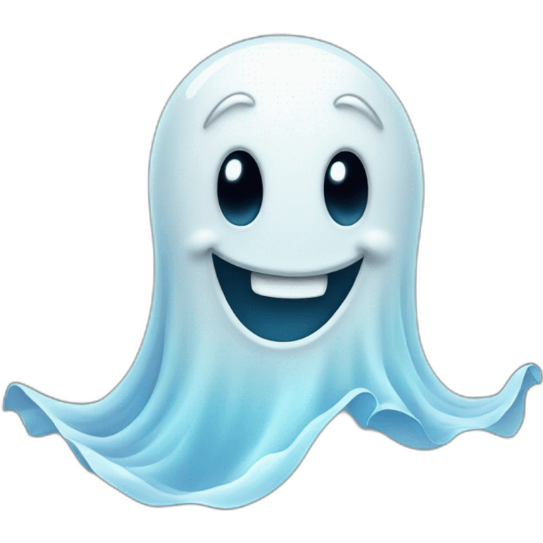 happy ghost emoji