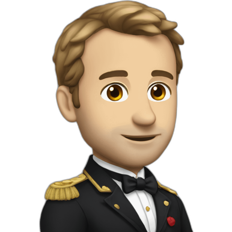 Macron-in-love emoji