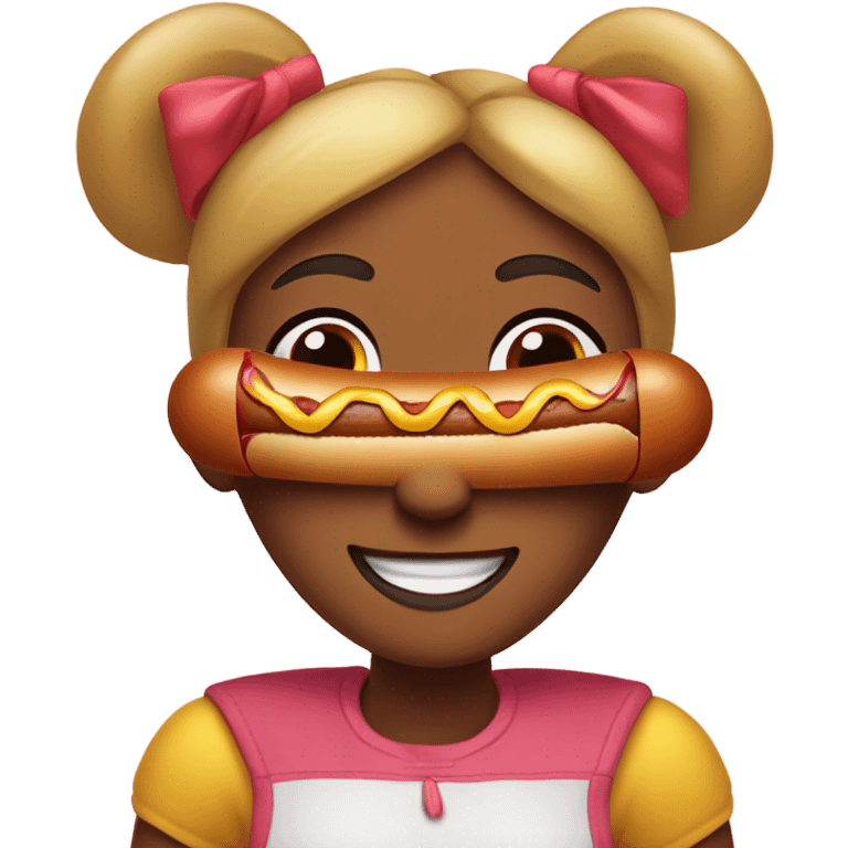 Hot dog girl emoji