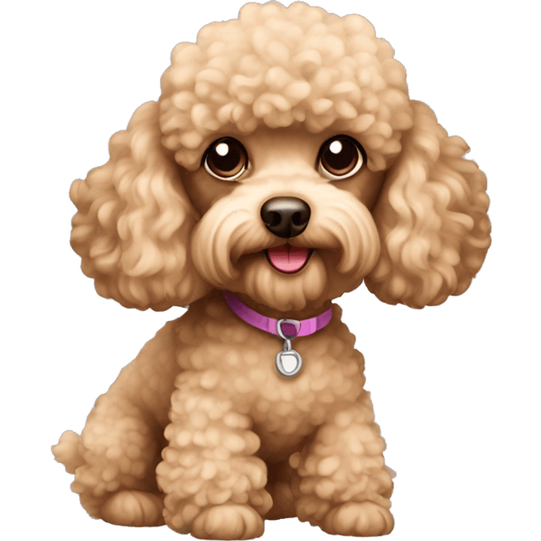 beige toy poodle emoji