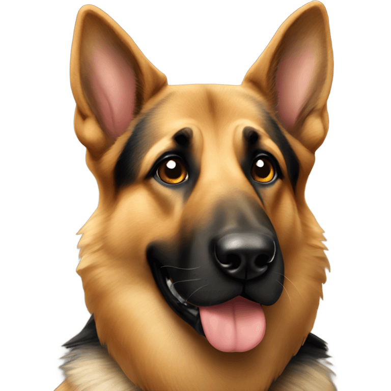 German shepherd  emoji