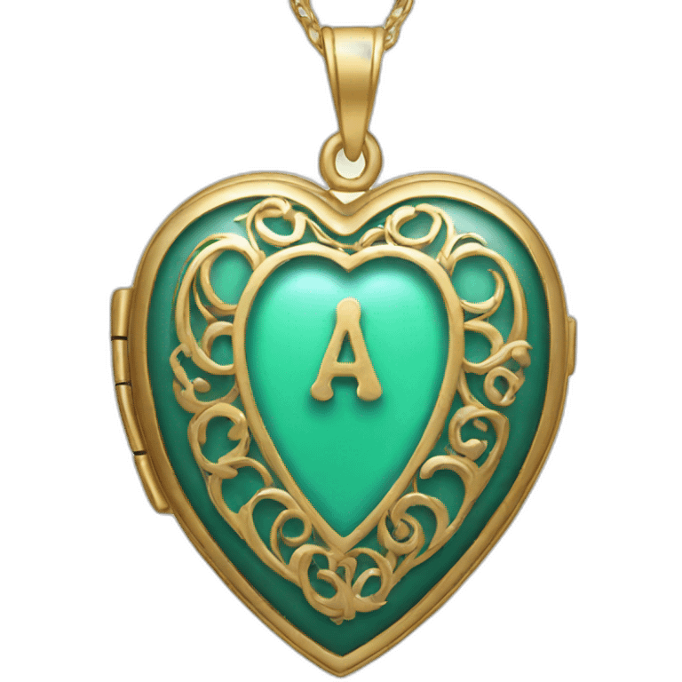 a pretty locket emoji