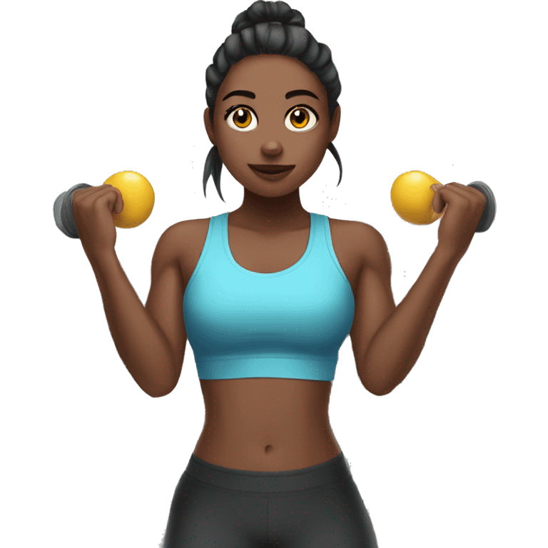 girl in the gym emoji