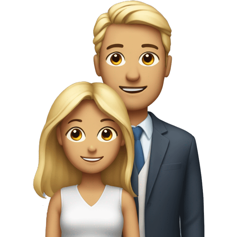 Mum and dad and girl and 2 boys  emoji