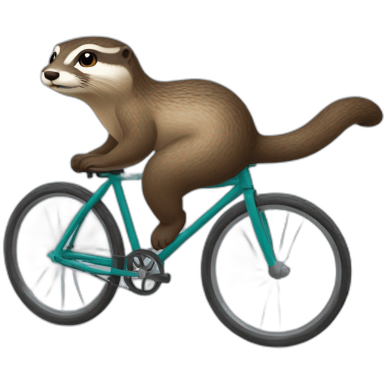 Loutre qui fais du vélo emoji