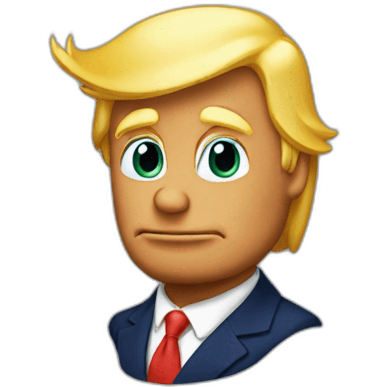 donald trump donald duck emoji