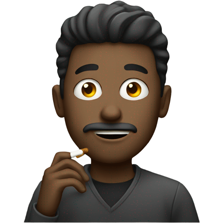 guy smoking emoji