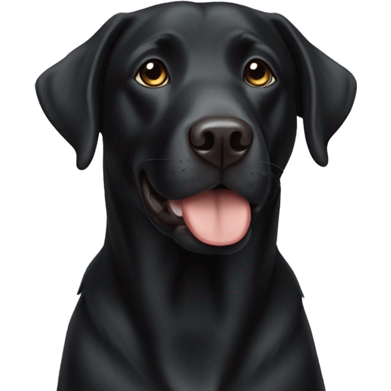 black labrador emoji