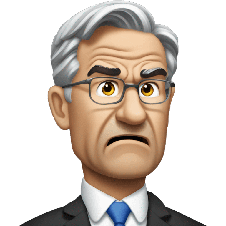 jerome powell angry market mode emoji