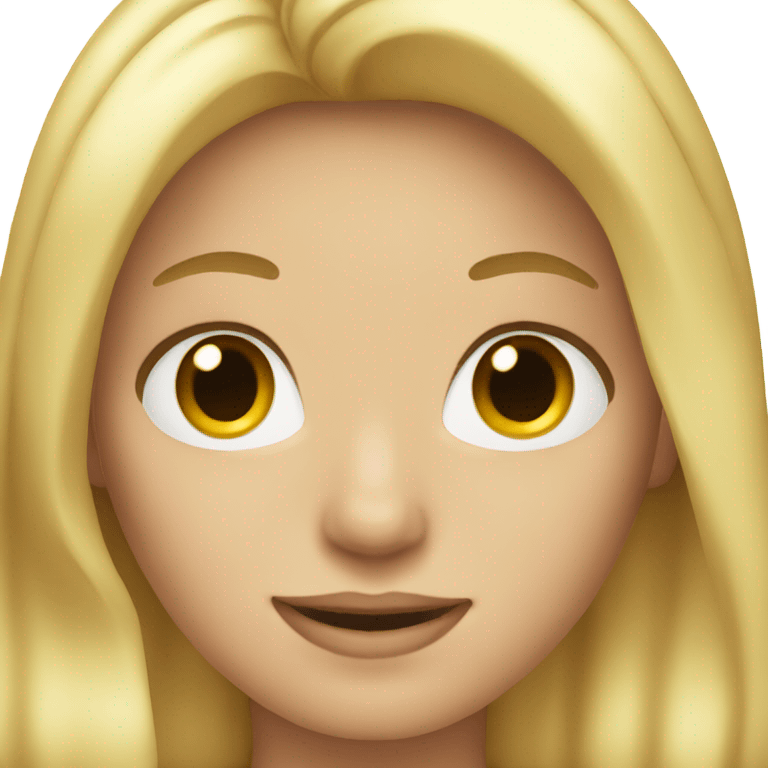 blonde hair emoji