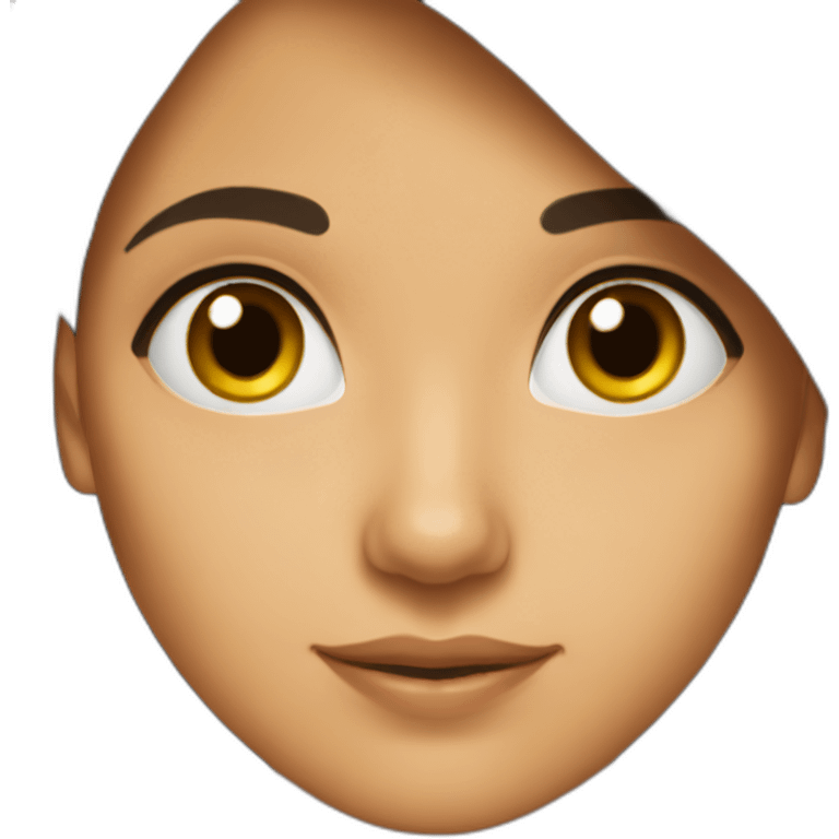 Silvia brunette Peruvian Spanish emoji