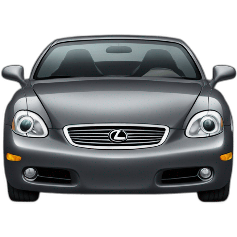 Dark Grey Lexus SC430 emoji