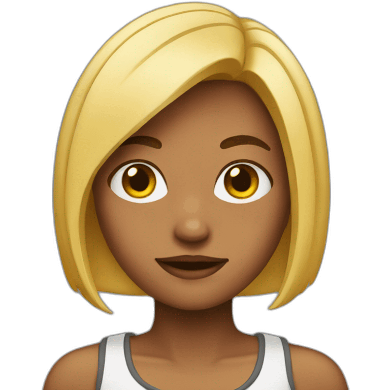 girl with a bad bob emoji