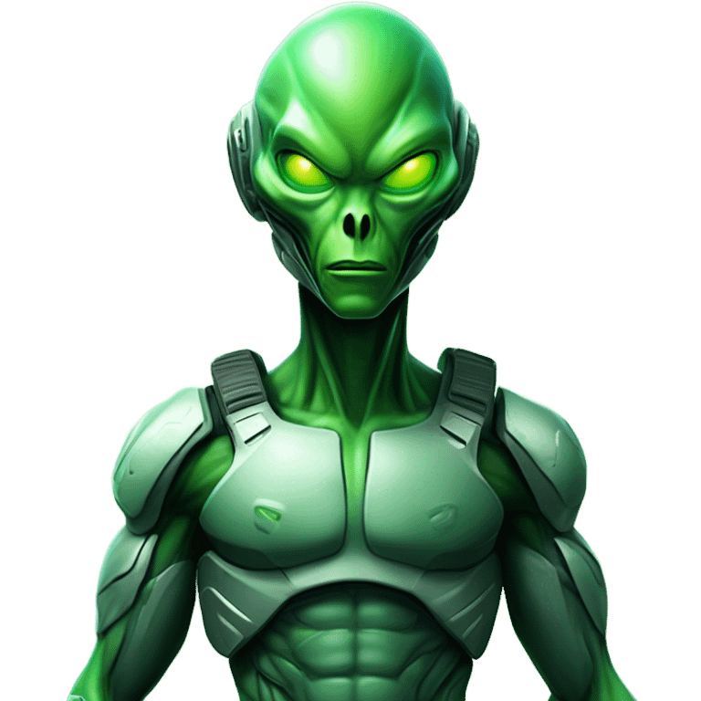 military alien  emoji