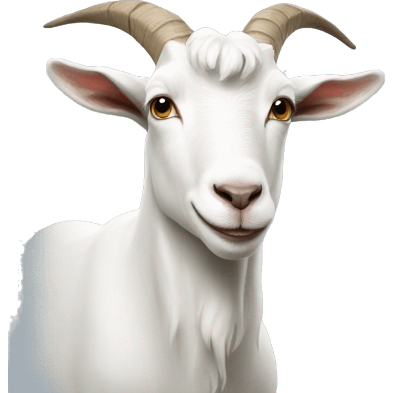 White goat emoji