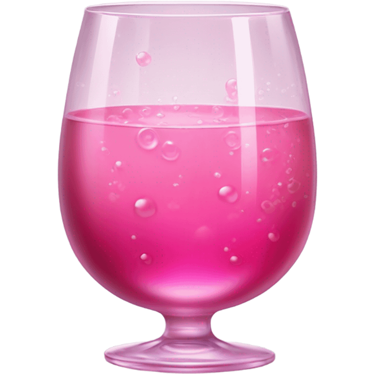 Pink alcohol  emoji