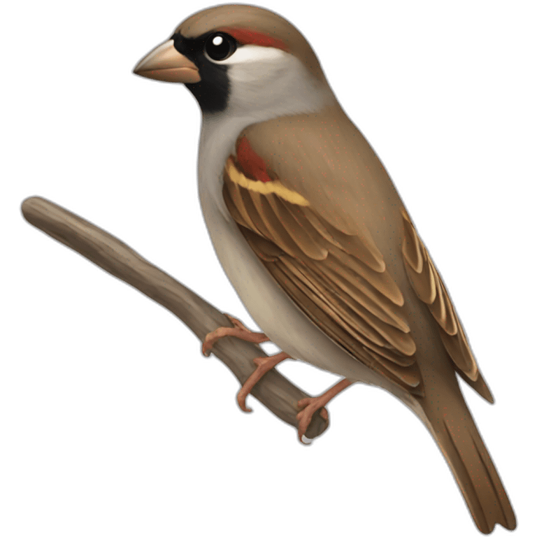 sparrow catch flag emoji