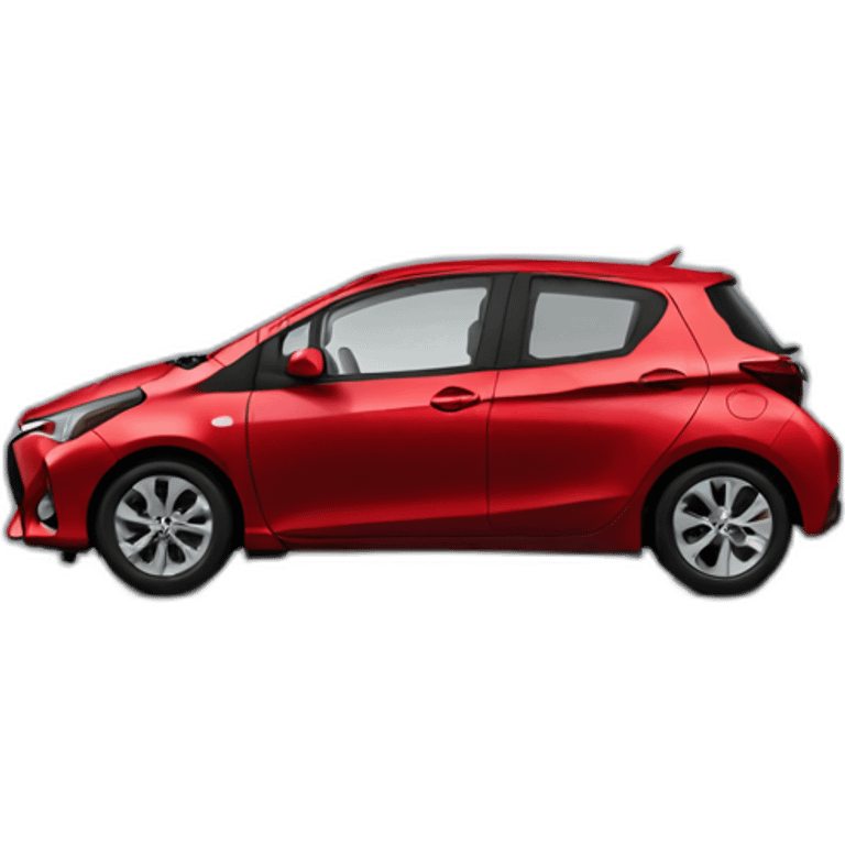 toyota yaris 2021 red emoji