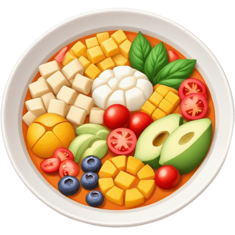 Colourful dish  emoji