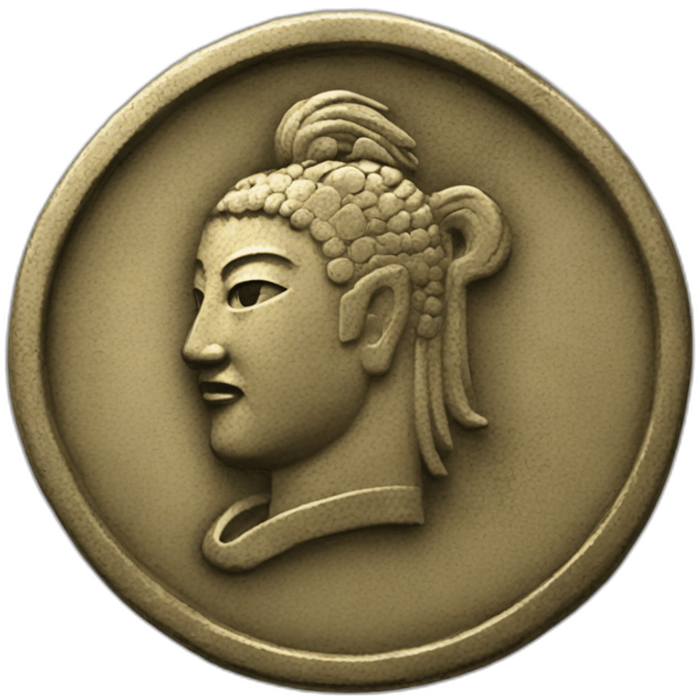 ancient dynasty coin china emoji