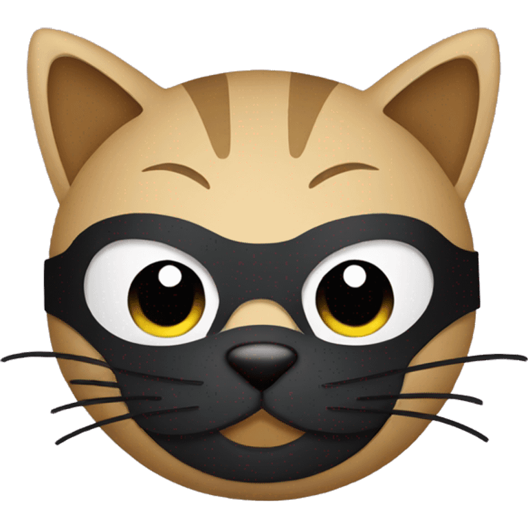 cat in ninja mask emoji