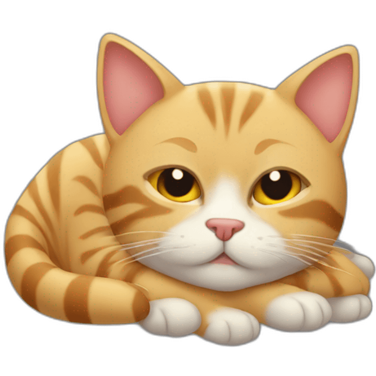 Gatito dormido  emoji