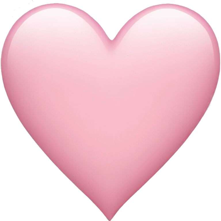 light pink heart  emoji