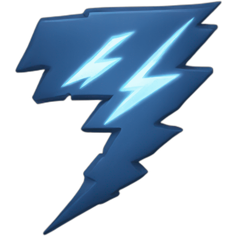 thunder and lightning emoji