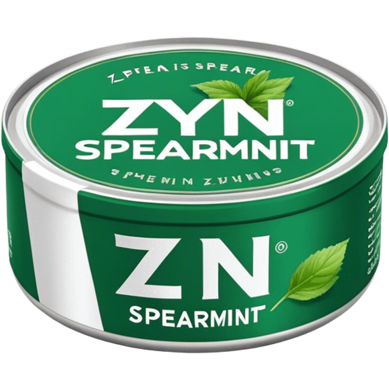 Zyn spearmint snus emoji