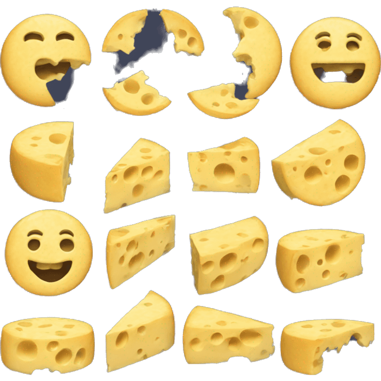 moon made of cheese emoji