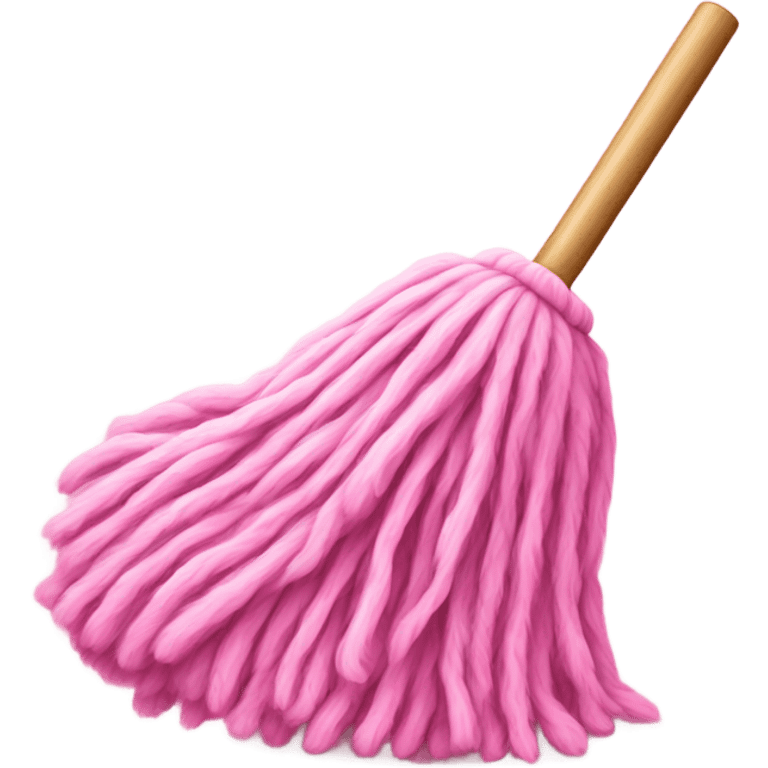 Pink mop emoji