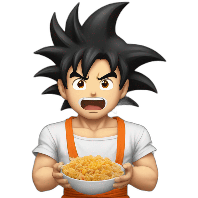 Hungry goku  emoji