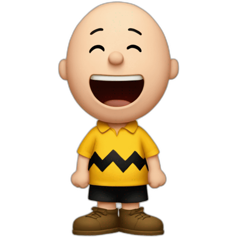 Charlie Brown feliz emoji