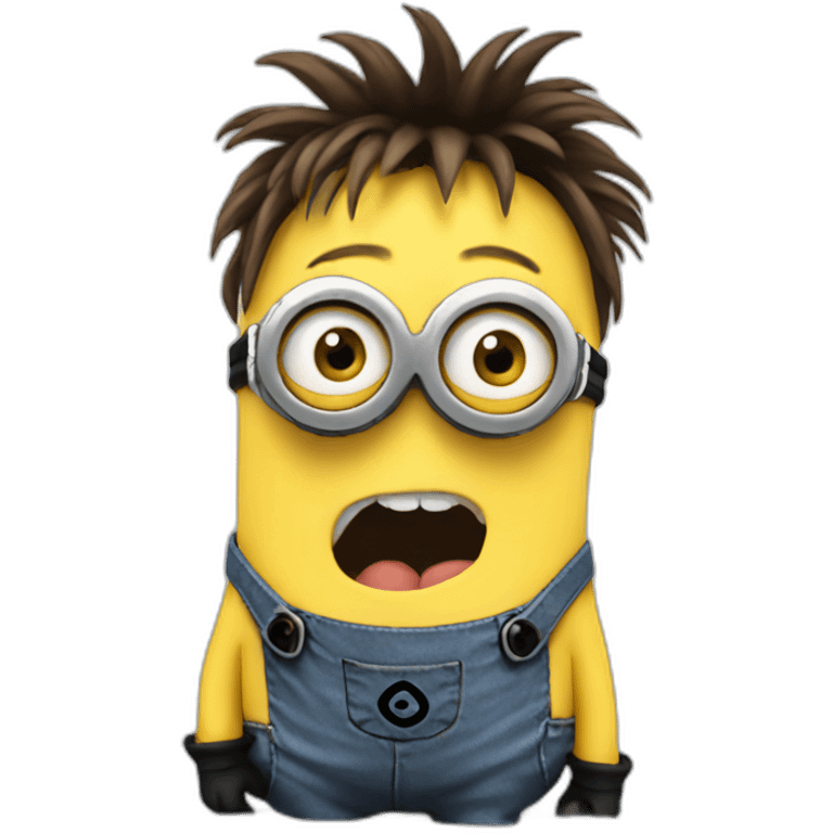 Minion doing weird stuff emoji