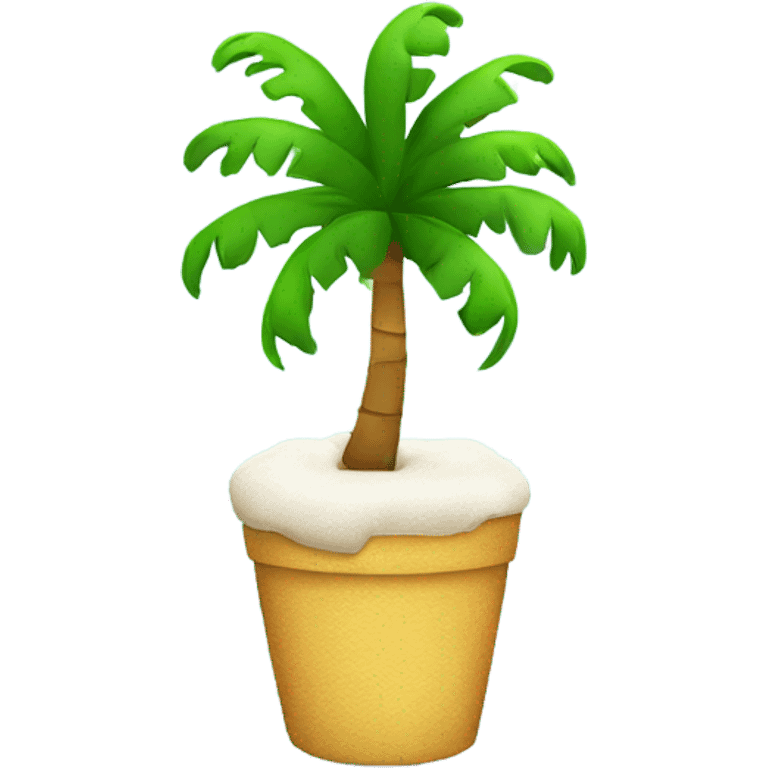 Palme med julepynt  emoji