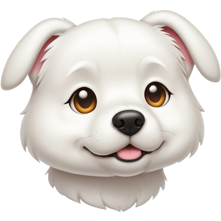 white dog emoji