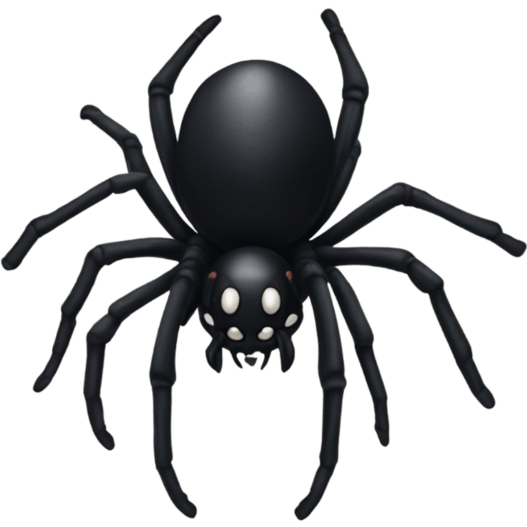 black widow spider emoji