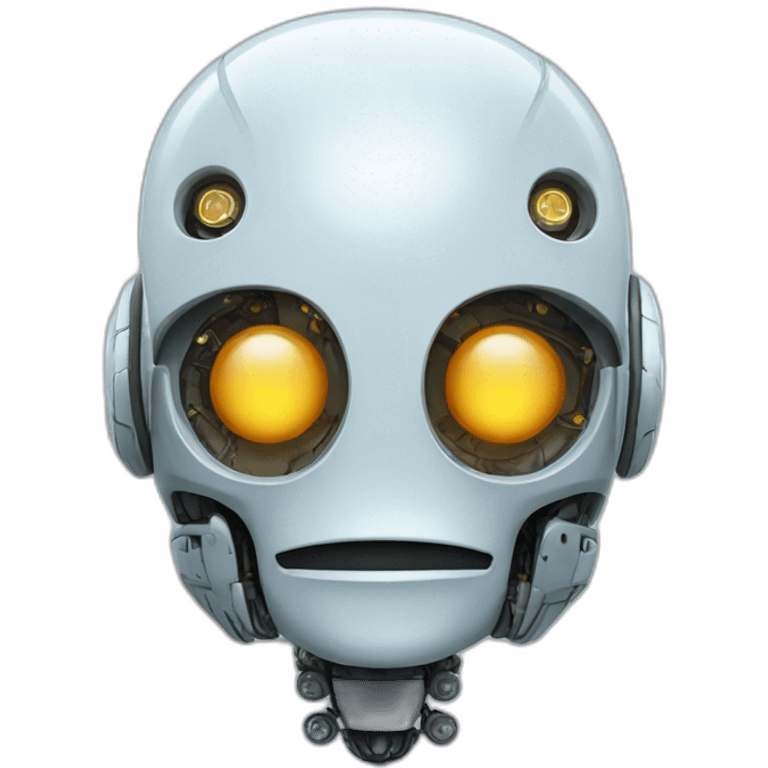 robot with brain emoji