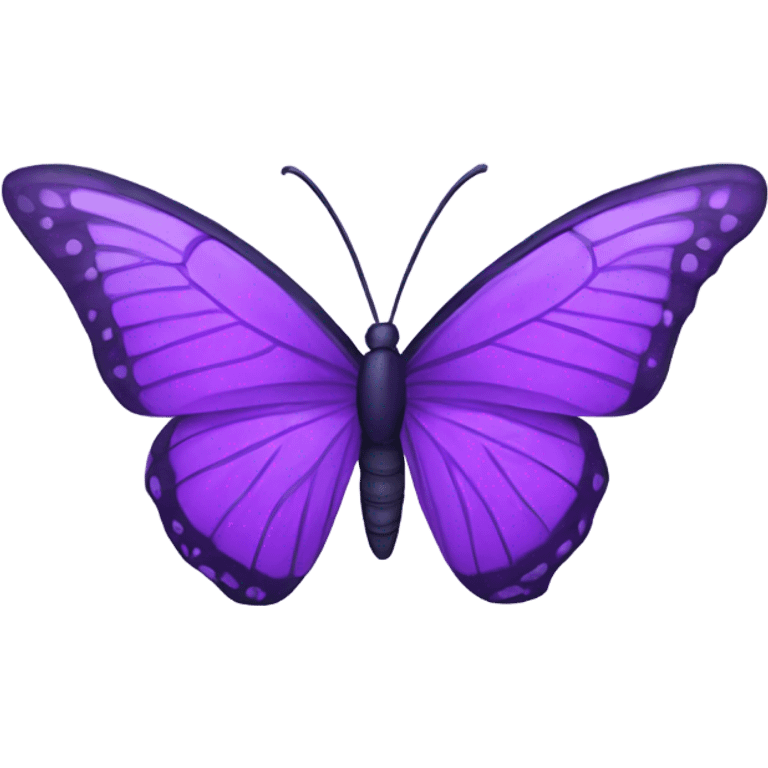 Purple butterfly emoji